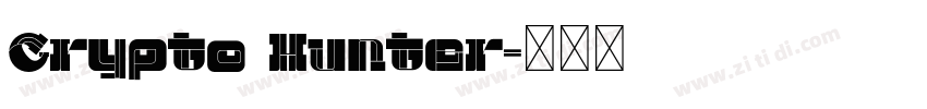 Crypto Hunter字体转换